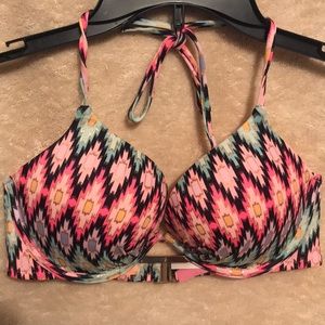Bikini Top Victoria Secret 34 C multi color